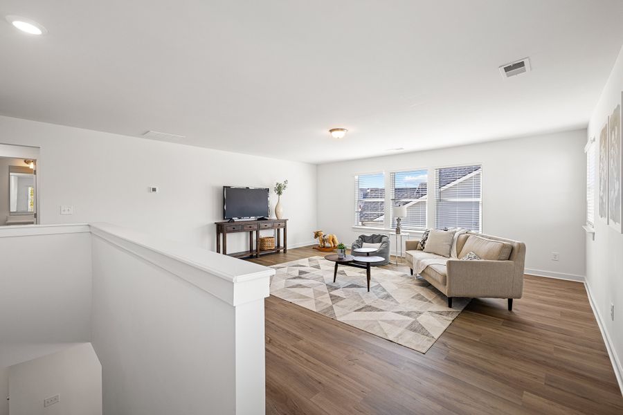 Furnished interior in a model home at Sutton’s Landing in Statham (Image 31).