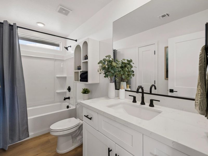 Furnished interior in a model home at South Ranch Southern Collection in Prescott (Image 15).