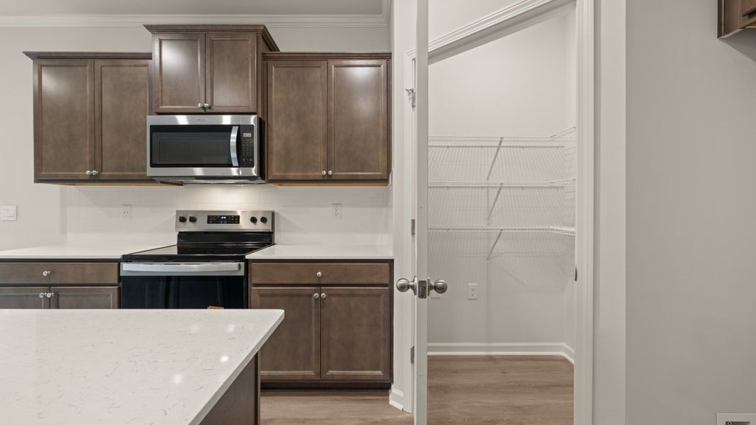 Furnished interior in a model home at Hughes Court in Dawsonville (Image 22).