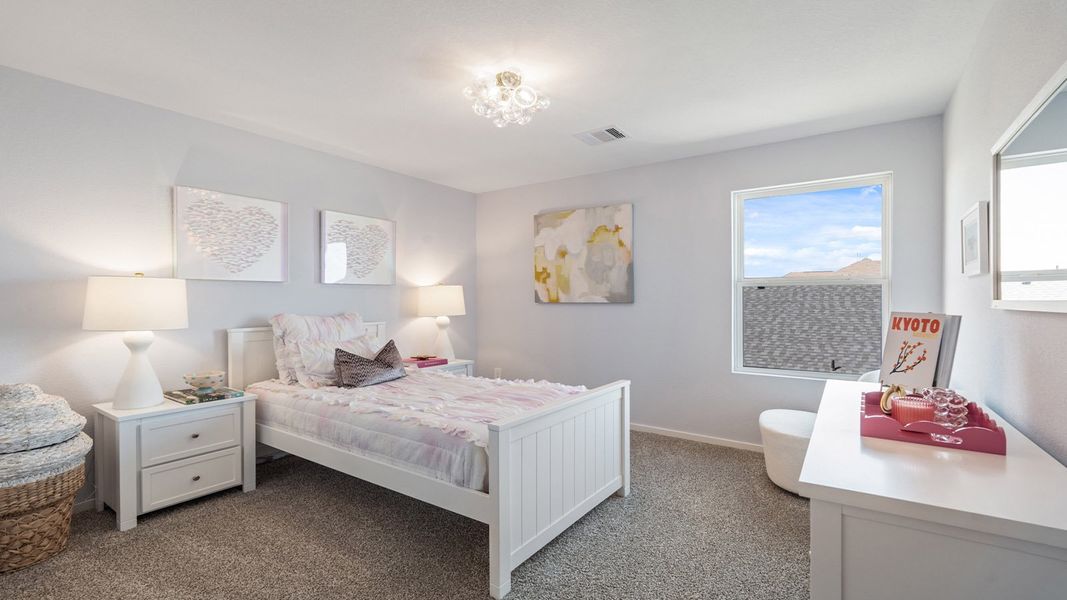 Furnished interior in a model home at Sunterra Lakes in Brookshire (Image 16).