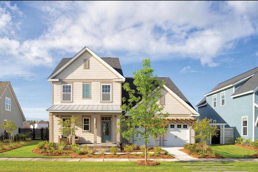Front exterior of a home in the Discover Series community, located in Mount Pleasant, SC (Image 9).