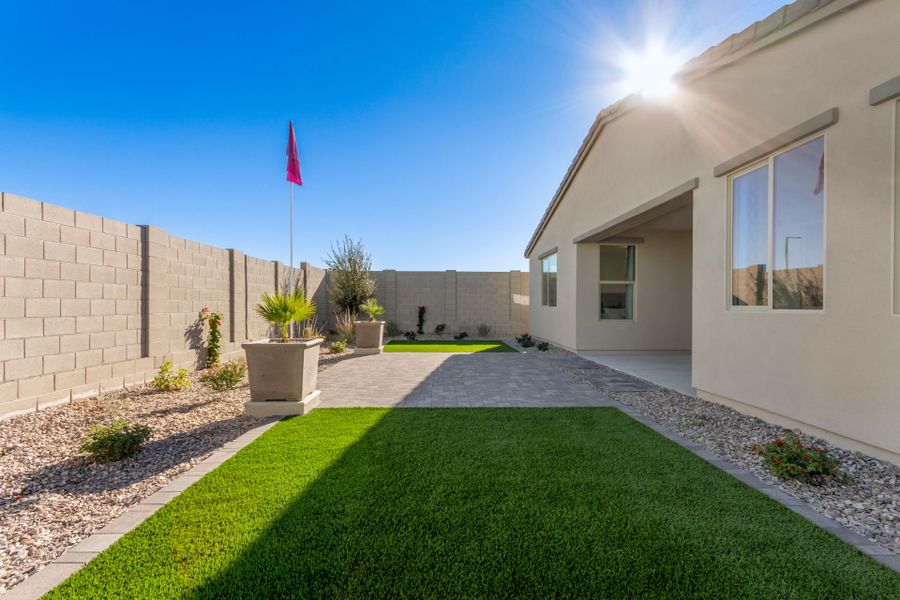 Exterior details of a home in Agave Springs at Teravalis, Buckeye (Image 16).