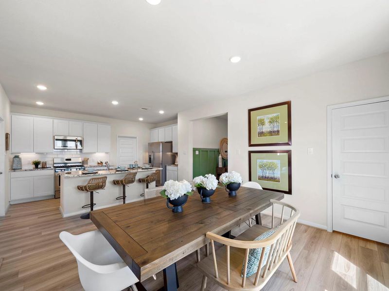 Furnished interior in a model home at River Ranch Meadows in Dayton (Image 18).