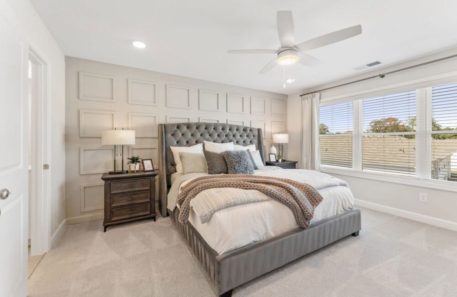 Furnished interior in a model home at East Park Village in Kennesaw (Image 5).