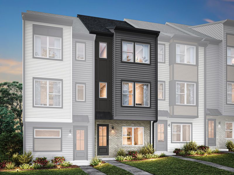 Front exterior of a home in the Southmont community, located in Charlotte, NC (Image 5).