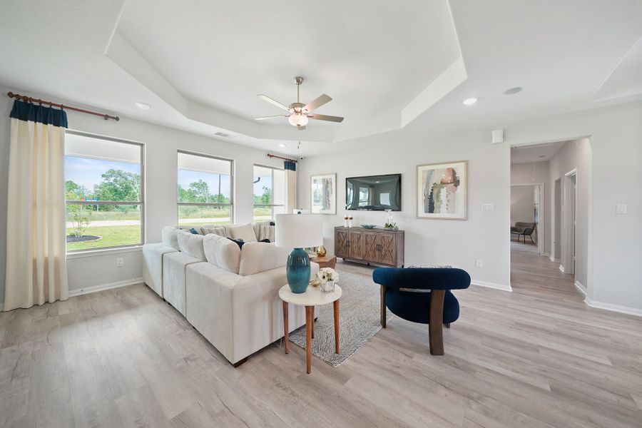 Furnished interior in a model home at Southfork Ranch in Sealy (Image 9).