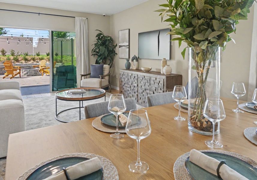 Furnished interior in a model home at Highland Park in Newberry (Image 9).