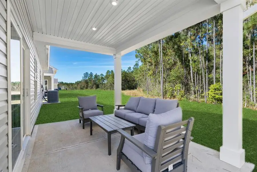OPTIONAL COVERED PORCH EXTENDS LIVING SPACE OUTDOORS, PERFECT FOR RELAXING AND RECHARGING​