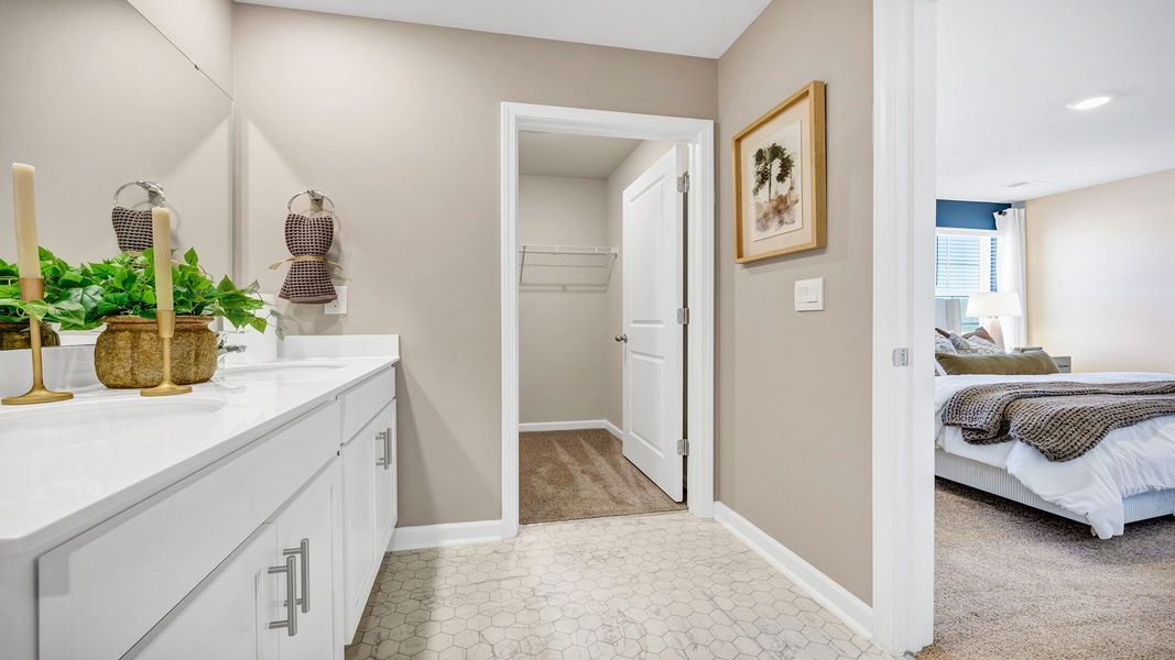 Furnished interior in a model home at The Park at Wilkinson in Orangeburg (Image 18).