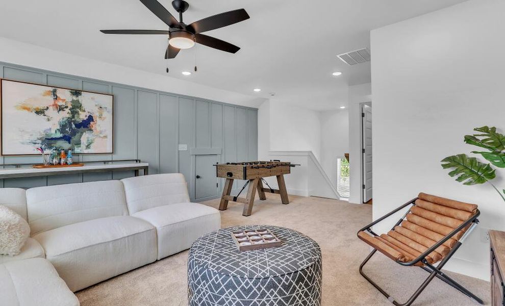 Furnished interior in a model home at Clubside Reserve at Summerlake in Lexington (Image 6). Furnished interior in a model home at Clubside Reserve at Summerlake in Lexington (Image 6).