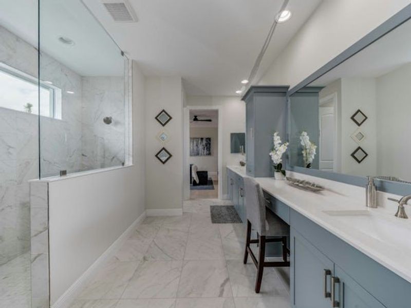 Furnished interior in a model home at Lake Park at Tradition in Port St. Lucie (Image 10).