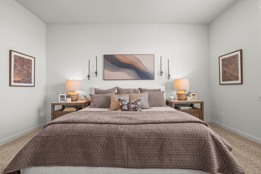 Furnished interior in a model home at Rancho San Gabriel in Georgetown (Image 19). Furnished interior in a model home at Rancho San Gabriel in Georgetown (Image 19).