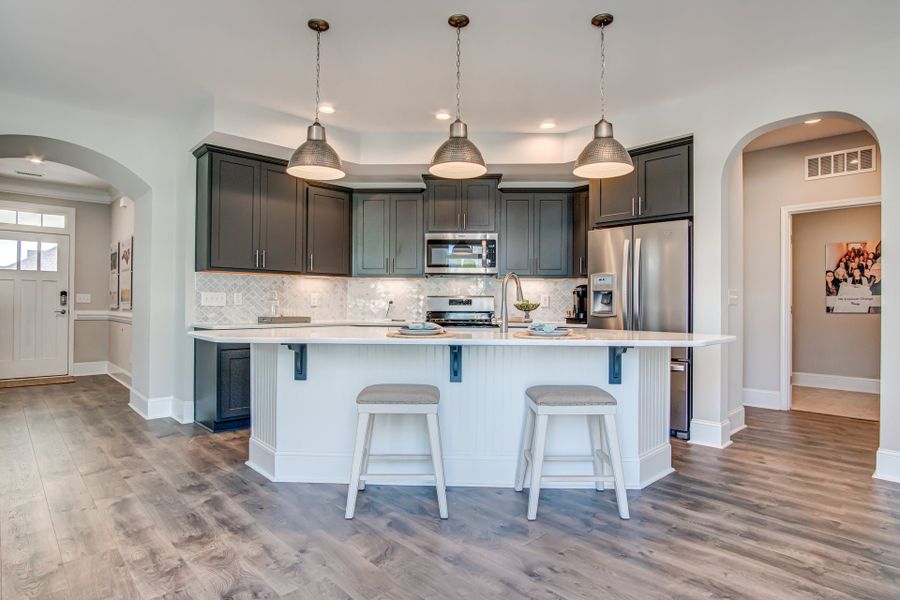 Furnished interior in a model home at The Cottages at 78 North in Sanford (Image 20).