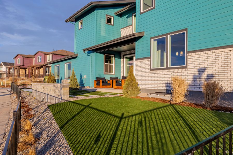 Exterior details of a home in Painted Prairie, Aurora (Image 20).