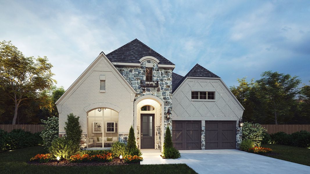 Front exterior of a home in the The Tribute community, located in The Colony, TX (Image 8).