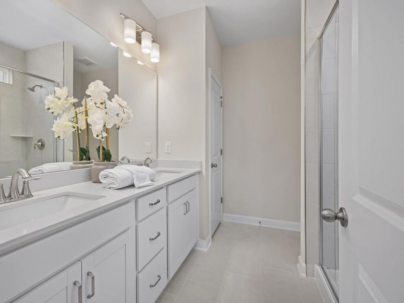 Furnished interior in a model home at Gregory Village in Lillington (Image 26). Furnished interior in a model home at Gregory Village in Lillington (Image 26).