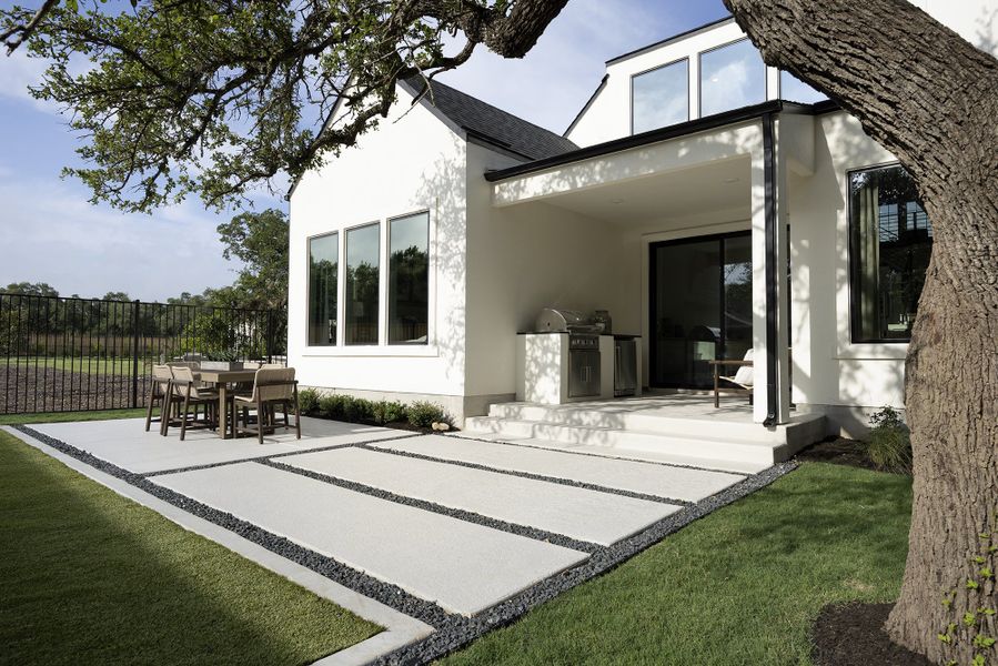 Exterior details of a home in Manors Collection - Freedom at Anthem, Kyle (Image 13).