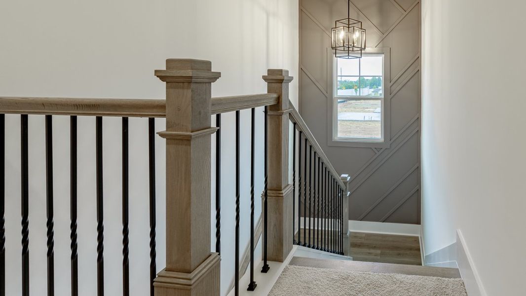 Furnished interior in a model home at The Village at Sandy Plains in Marietta (Image 32).