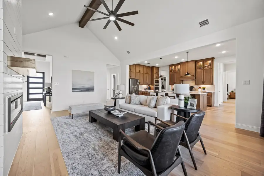 Furnished interior in a model home at Paloma Ranch in New Fairview (Image 7).