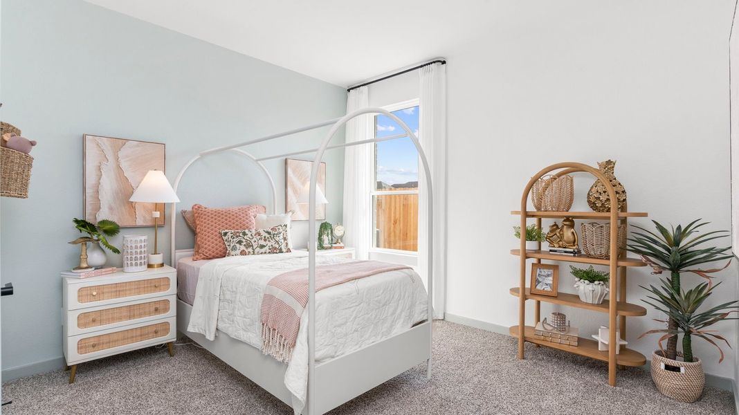 Furnished interior in a model home at Alexander in Pearland (Image 21).