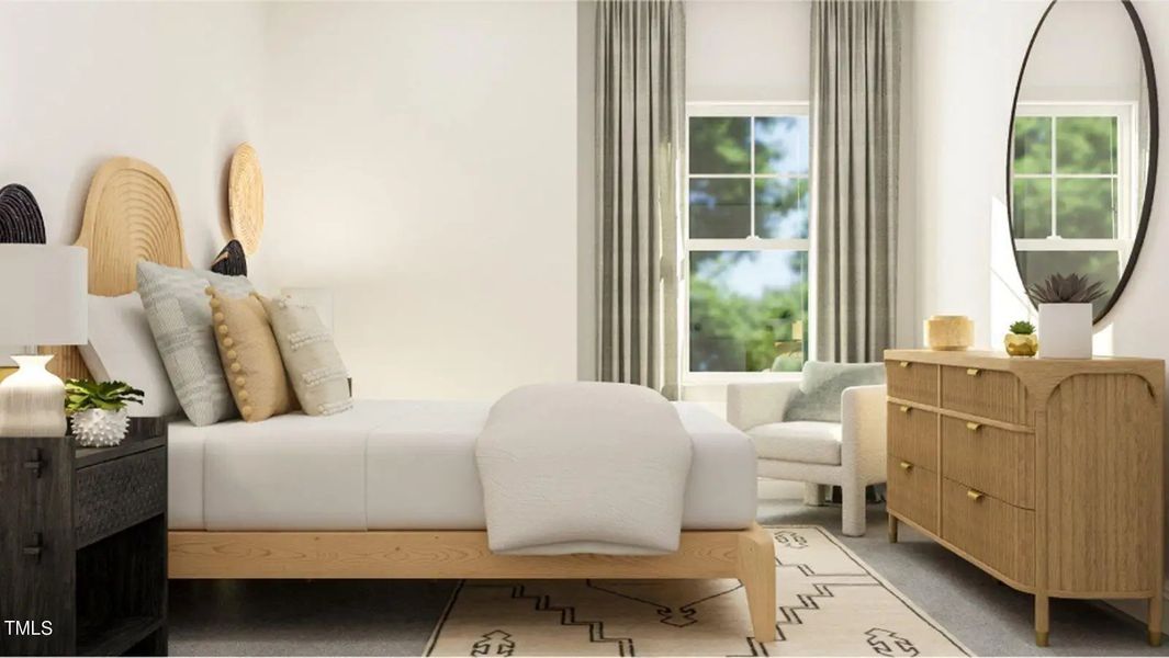 Furnished interior in a model home at Retreat at Robertson: Summit in Knightdale (Image 7).