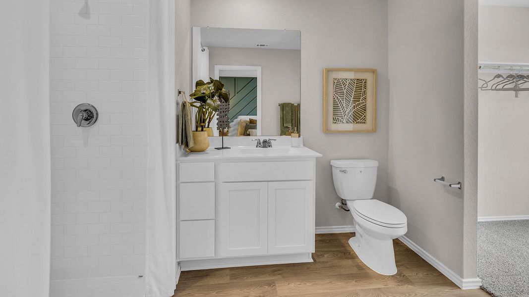 Furnished interior in a model home at Swenson Heights in Seguin (Image 30). Furnished interior in a model home at Swenson Heights in Seguin (Image 30).