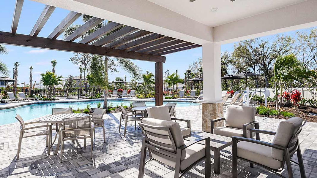 Furnished interior in a model home at Palmero in Nokomis (Image 3). Furnished interior in a model home at Palmero in Nokomis (Image 3).