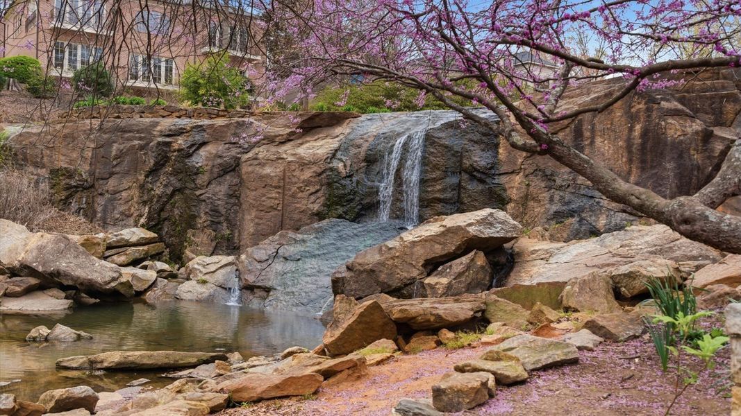 Falls Park on the Reedy minutes from The Grove at Unity by DRB Homes