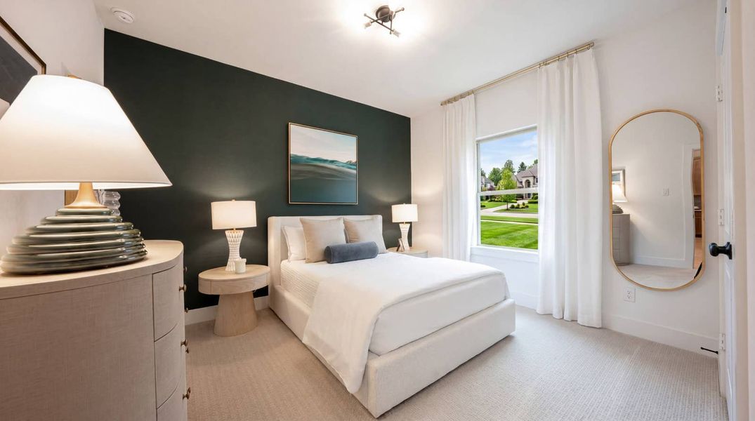 Furnished interior in a model home at Oaklawn in Van Alstyne (Image 5). Furnished interior in a model home at Oaklawn in Van Alstyne (Image 5).