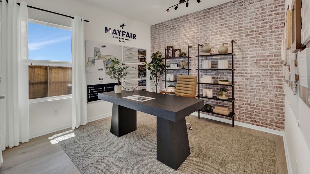 Furnished interior in a model home at Mayfair in New Braunfels (Image 6).