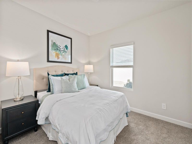 Furnished interior in a model home at Russell Grove - Rolling Hills Series in Charlotte (Image 13).