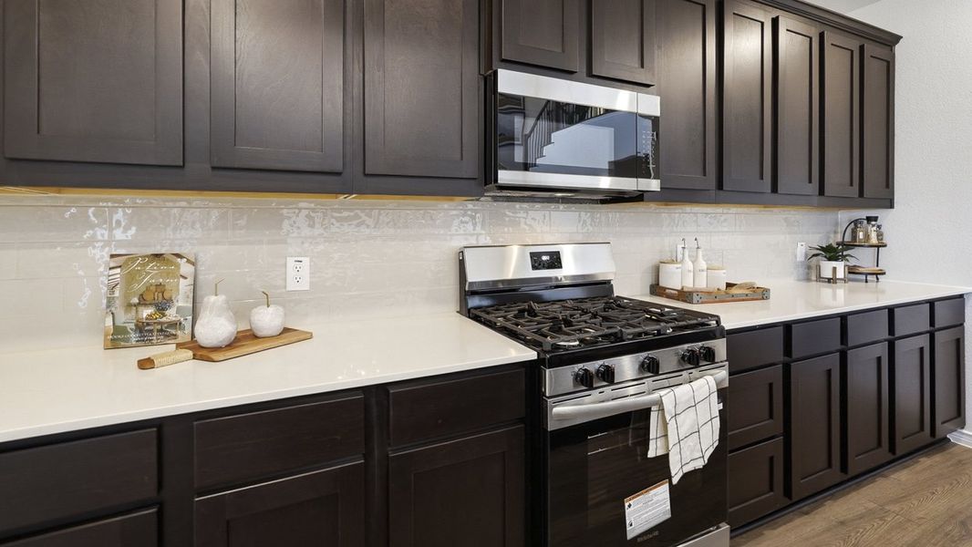 Furnished interior in a model home at The Woods at Lindsey Place in Anna (Image 57).