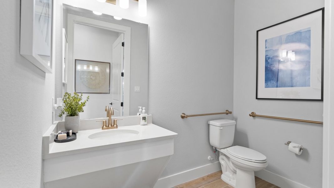 Furnished interior in a model home at Turnleaf 60' in Punta Gorda (Image 25).