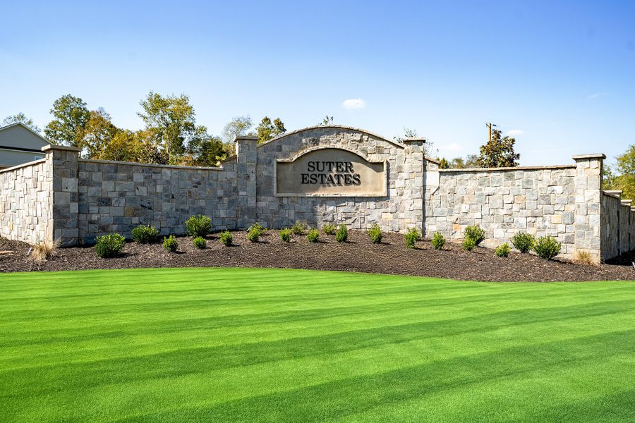 Front exterior of a home in the Suter Estates community, located in Easley, SC (Image 8).