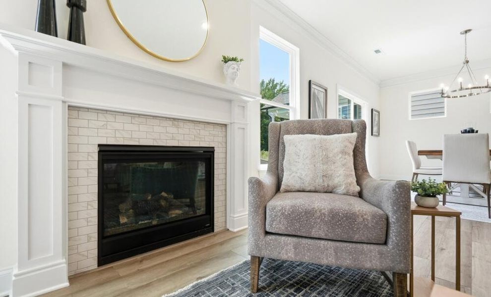 Furnished interior in a model home at The Grove at Bratton Park in York (Image 19). Furnished interior in a model home at The Grove at Bratton Park in York (Image 19).