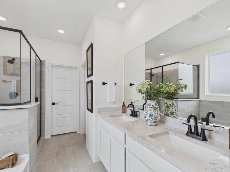Furnished interior in a model home at Rayburn Valley in San Antonio (Image 14). Furnished interior in a model home at Rayburn Valley in San Antonio (Image 14).