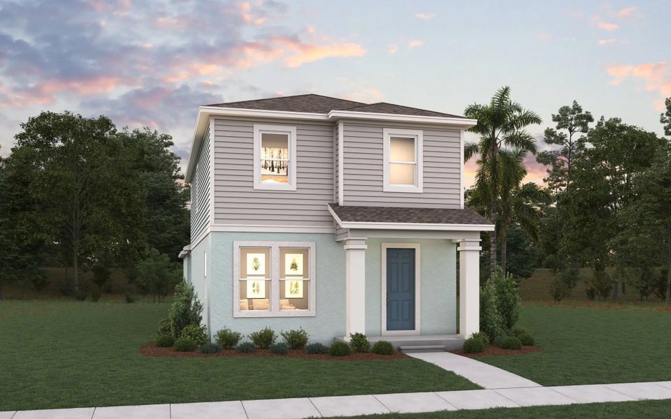 Front exterior of a home in the Serenade at Ovation Bungalows community, located in Oakland, FL (Image 12).