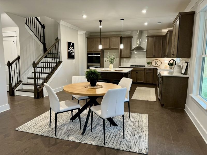 Furnished interior in a model home at Springside Reserve in Powder Springs (Image 31).