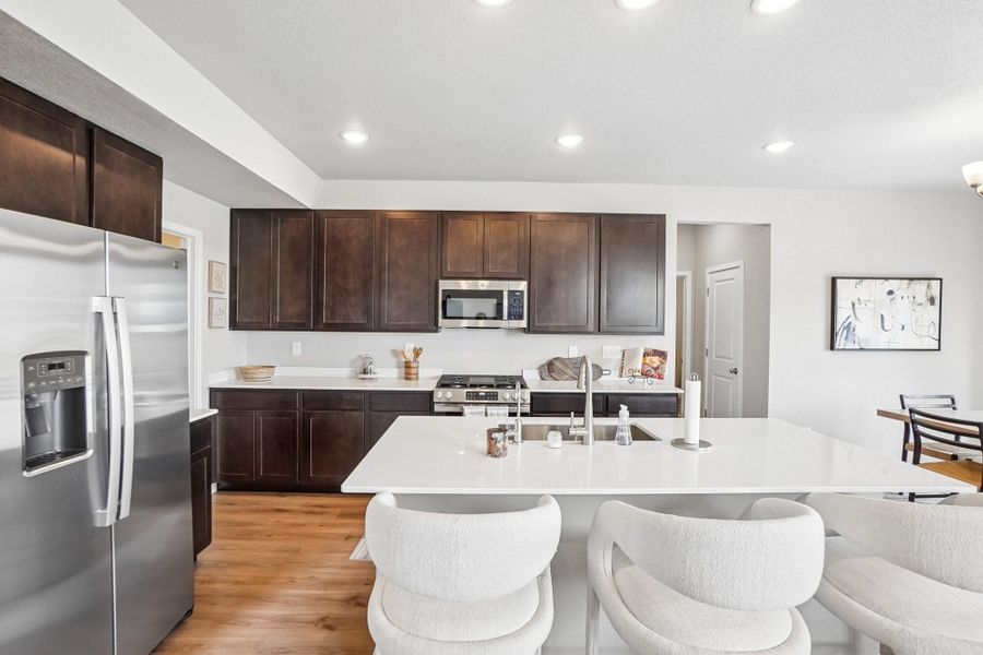 Furnished interior in a model home at Aspen Ranch in Fountain (Image 22).
