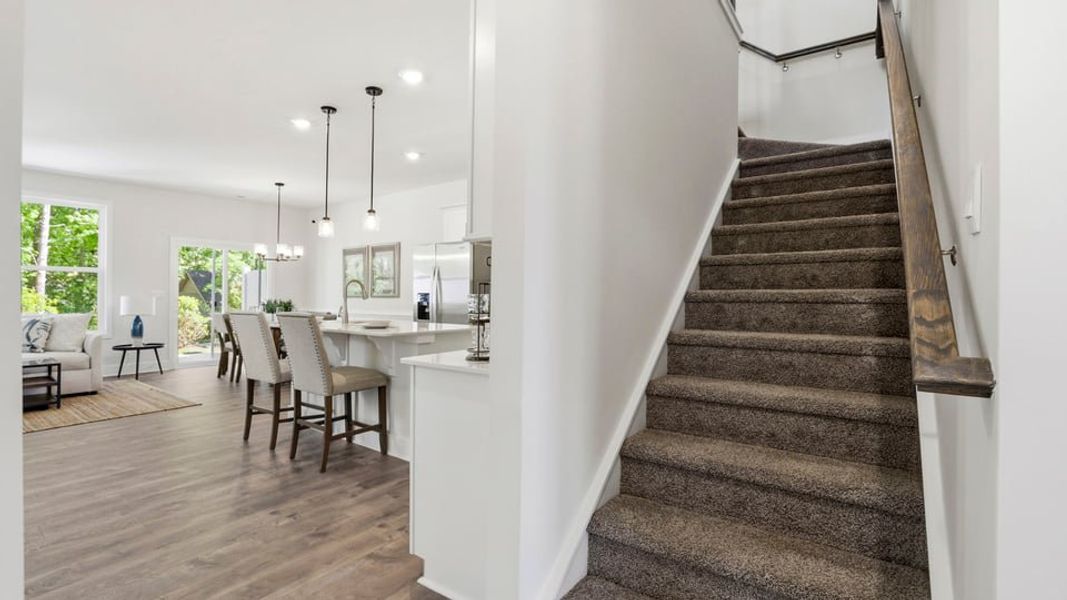 Furnished interior in a model home at Hidden Hills in Spartanburg (Image 17). Furnished interior in a model home at Hidden Hills in Spartanburg (Image 17).