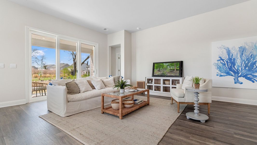 Furnished interior in a model home at The Bluffs at Mill Creek in Florence (Image 20).