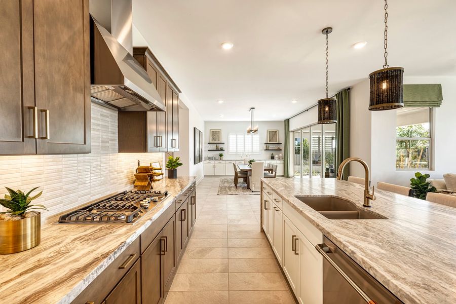 Furnished interior in a model home at Molino at Soleo in Queen Creek (Image 28).