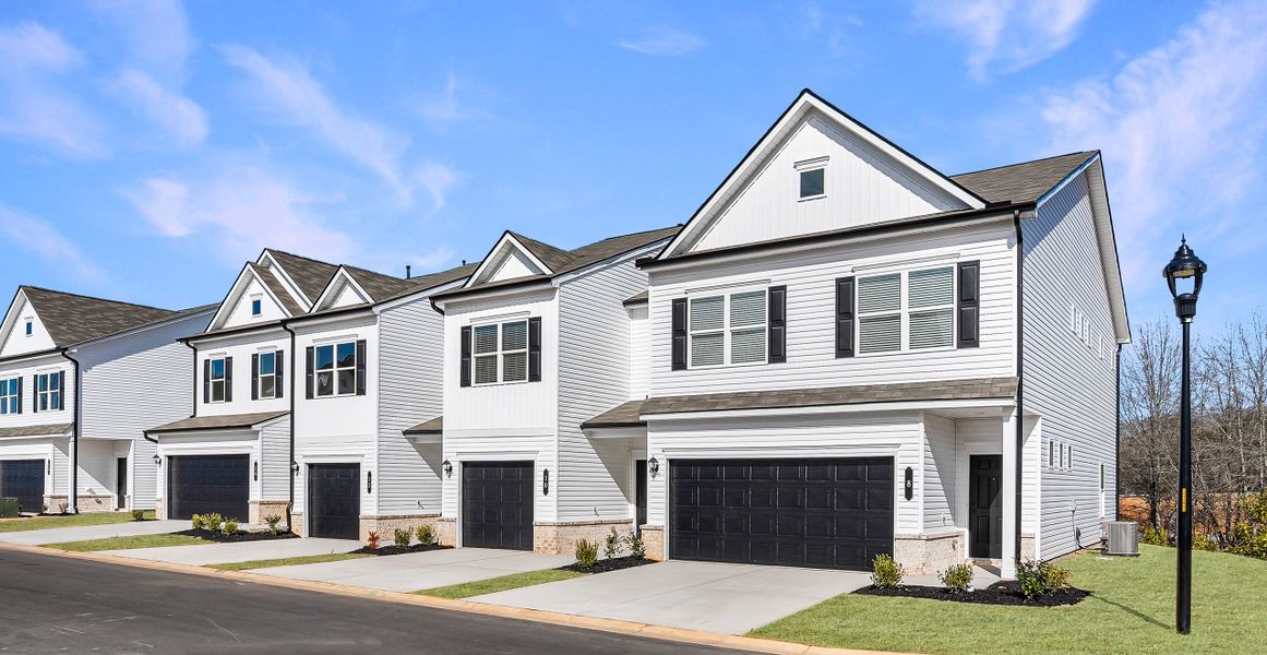 Townhome Streetscape Townhome Streetscape