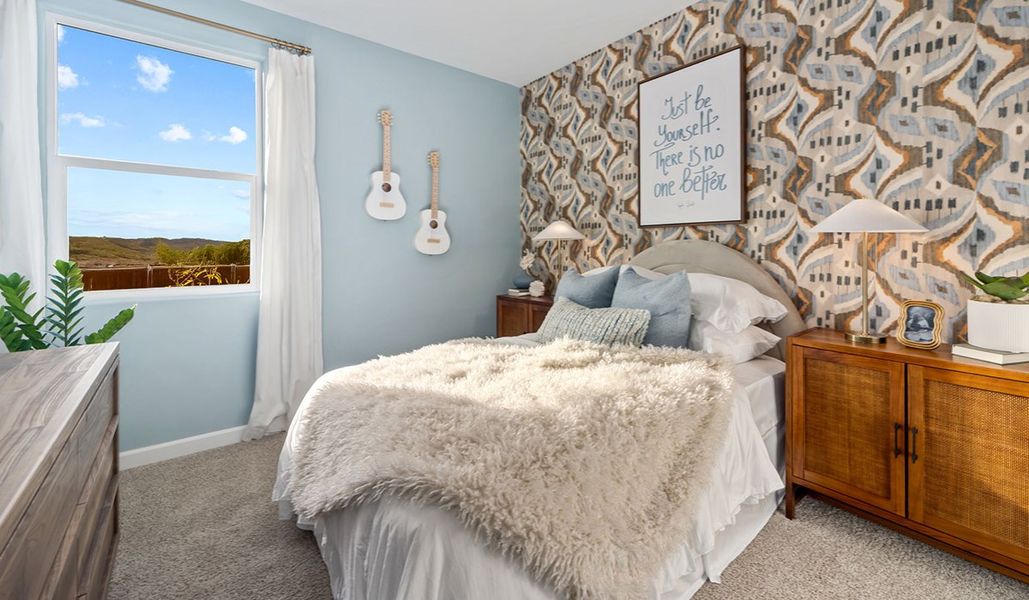 Furnished interior in a model home at Redford Estates in Tucson (Image 27).