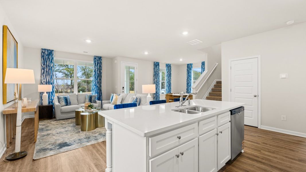 Furnished interior in a model home at Brookland Commons in Monroe (Image 7).