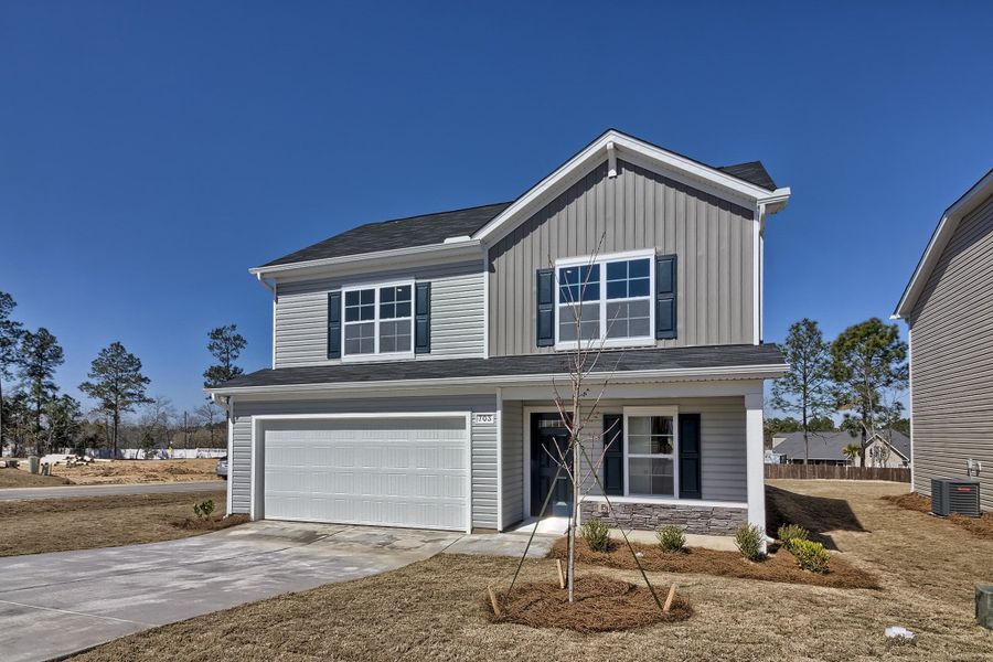 Front exterior of a home in the Crystal Downs community, located in Sumter, SC (Image 8).