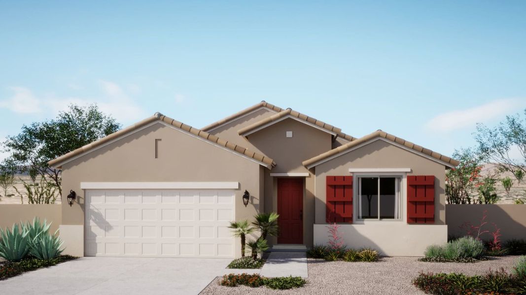 Spanish Elevation | Gila | Wildera – Valley Series | New Homes in San Tan Valley, AZ | Landsea Homes