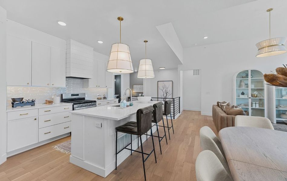 Furnished interior in a model home at Deer Creek in Littleton (Image 22).