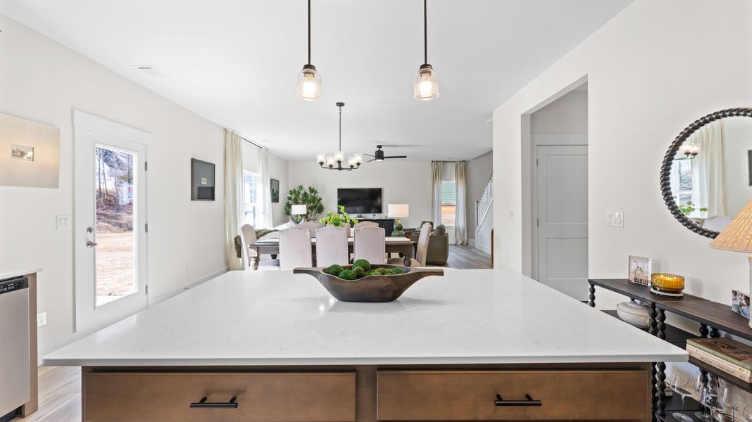 Furnished interior in a model home at Hawks Landing in Apison (Image 17).