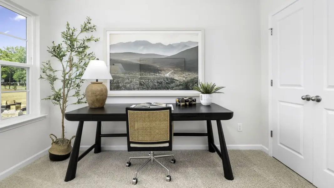 Furnished interior in a model home at Hastings Farm in Kernersville (Image 15).